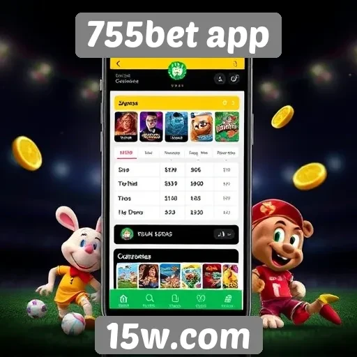 Principais jogos disponíveis no 755bet app